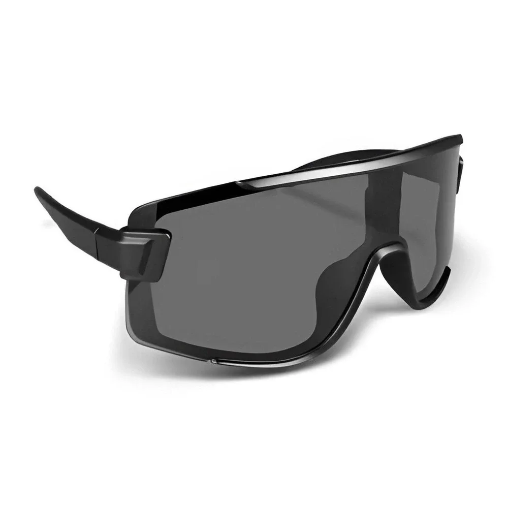 Sport Cycling Driving UV400 Outdoor Dark‎ Black Lens Women Sunglasses Oversized
